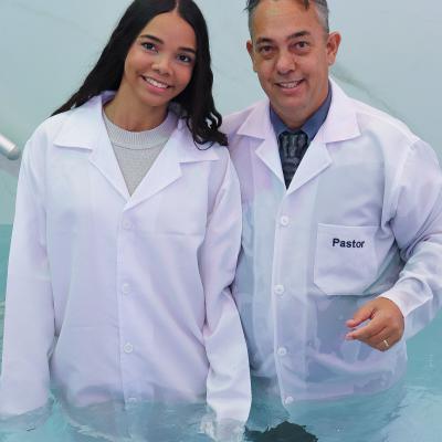 BATISMO NAS ÁGUAS E CEIA DO SENHOR - ACONTECEU NO DIA 18 DE AGOSTO 2024